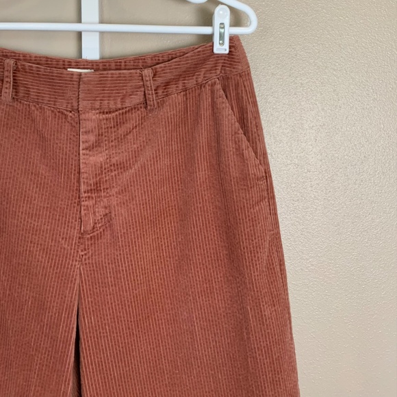 A New Day Women's High Rise Wide Leg Cropped Corduroy Pants - Picture 8 of 16